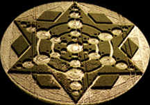 Star of David Containing 6 Petaled Flower