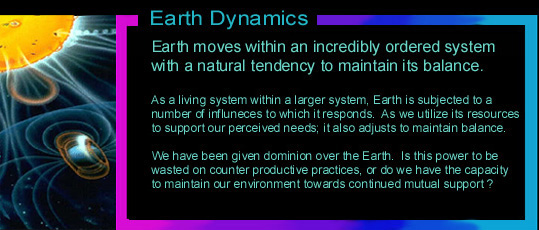 Solar ~ Earth Dynamics